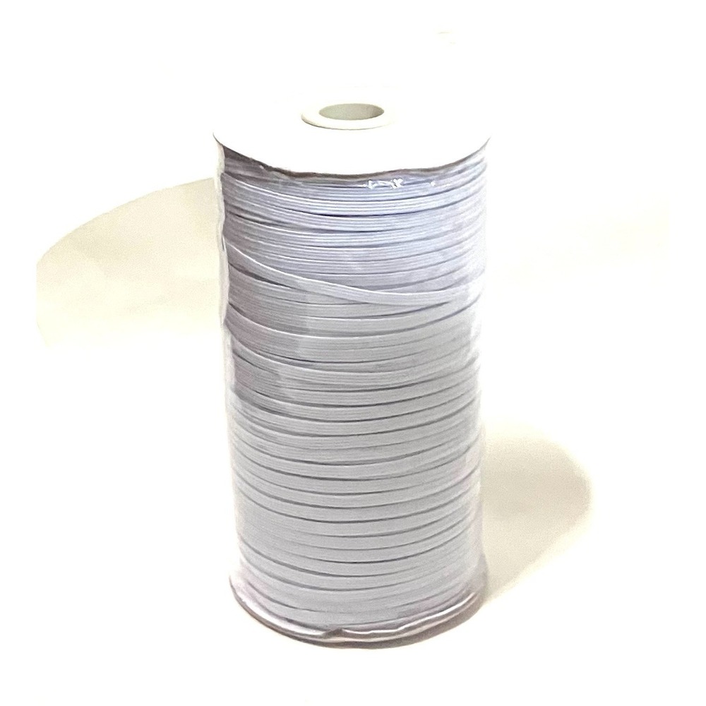 180 Yards Length 1/8" Width Elastic Bands Flat Elastic Cord Rope Heavy Stretch